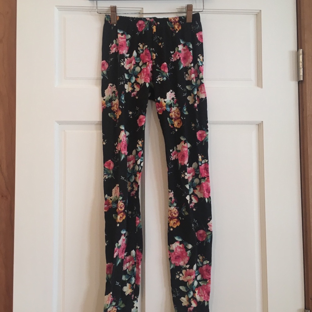 Bright Floral Leggings
